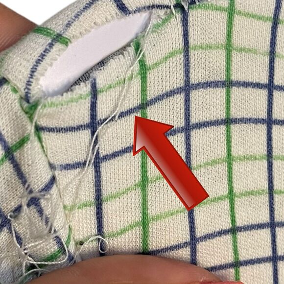 Jane Colby Plaid Turtle Neck Sweater Womens Large Multicolor VTG Casual Academia - Picture 3 of 10